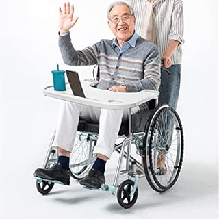 Wheelchair Lap Tray,Wheelchair Tray Detachable Wheelchair Table Cup Holder Universal Wheelchair Tray,Lap Tray Wheelchair Rest Board Tray Laptop Lap Tray for Working, Reading, Drawing, Writing