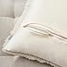 NordECO HOME 2er Set kissenbezüge Kissen Beige Künstlich Pelz Fellkissen Dekorative Deko Kissen Kuschelkissen Flauschig Sofakissen Weich Plüschkissen für Sofa 40x40 cm