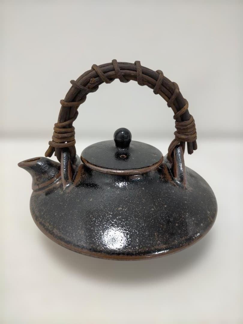 グリン玉 急須 煎茶 京焼清昌作 木箱入