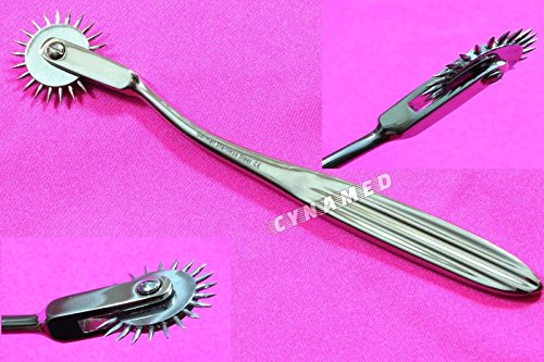 New-2-German-Stainless-7-Wartenberg-Pin-Wheel-Stainless-Steel-Nerve-Tester-AQUALTY
