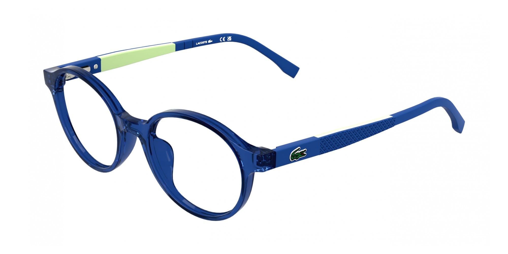 Lacoste L3668 410 PRZEZROCZYSTY NIEBIESKI 44/16/130 Ramka na okulary dla dzieci