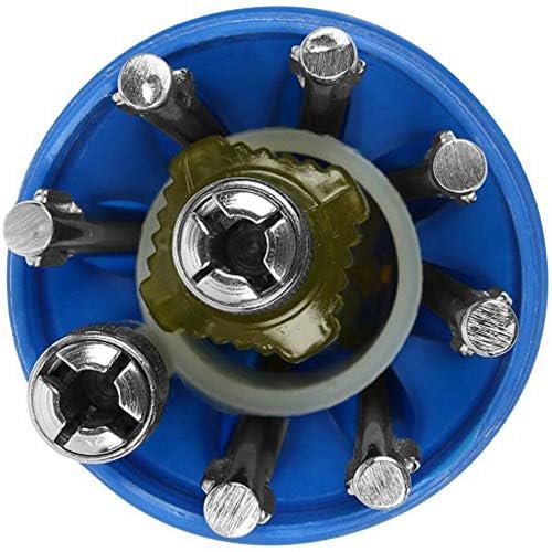 Image of Screw Driver Set with Neon Bulb Tester | Multi-Bit Interchangeable Screwdriver Kit | Heavy-Duty Steel Bits | Electrical, Home & DIY Repair Tool Set (Circle)