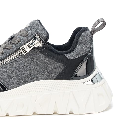 DKNY Women's Lakelyn Platform Sneaker with Side Zipper4