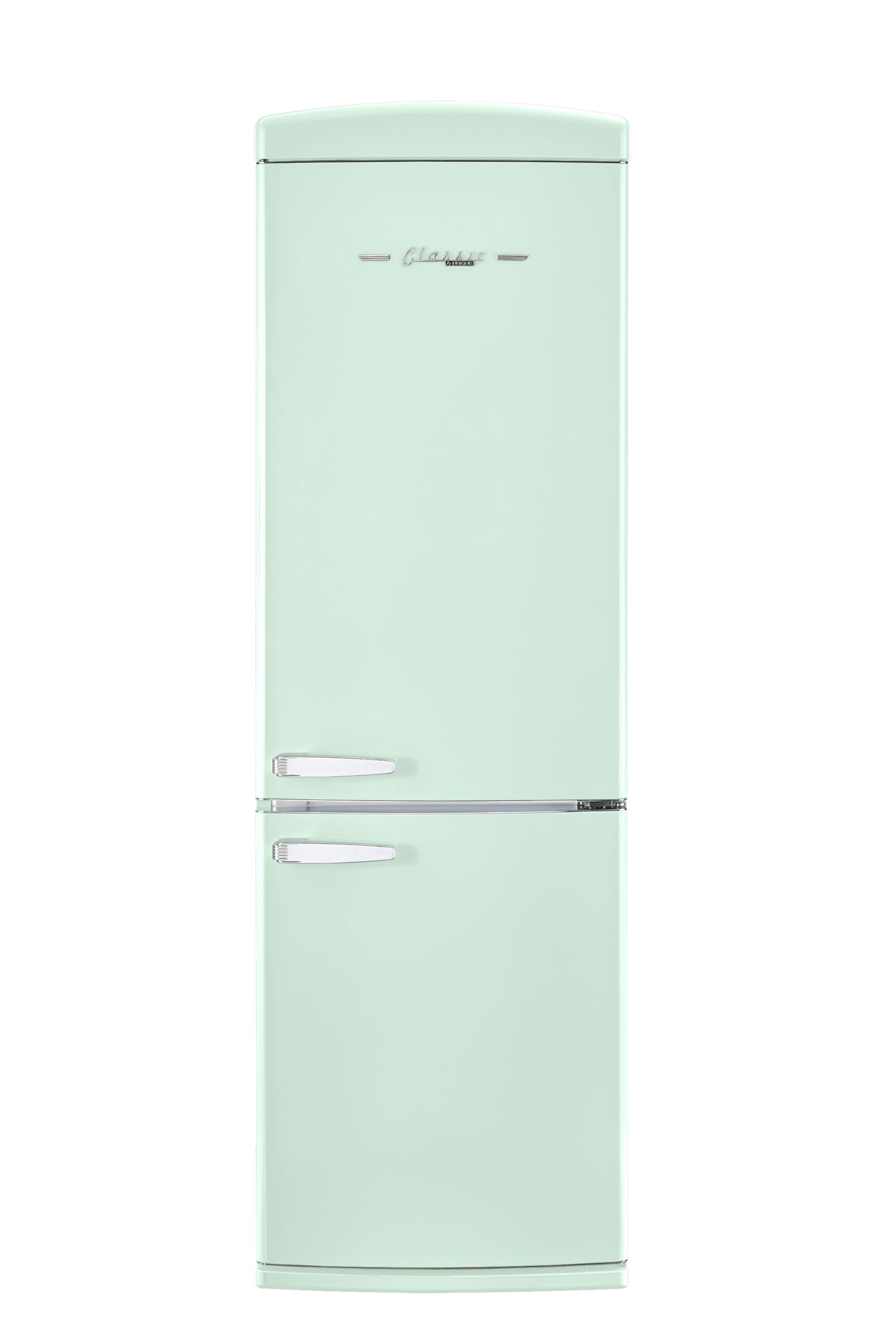Unique Appliances Classic Retro 12 cu.ft. Bottom Freezer Refrigerator in Summer Mint Green | Fridge.com