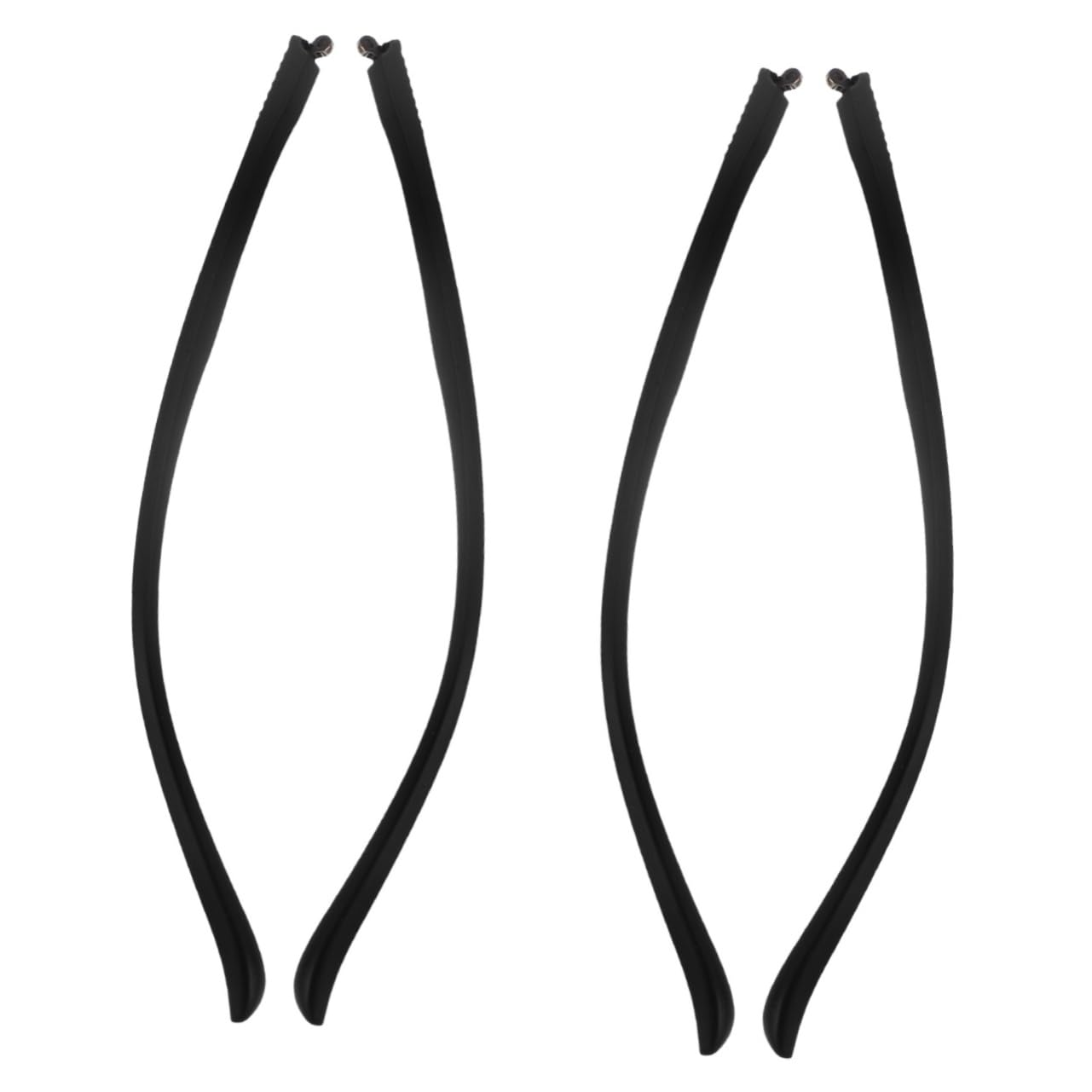 NOLITOY 2 Pairs Universal Glasses Arm Replacement Comfortable Temple for Eyeglasses Replacement Temple Trimmed Design