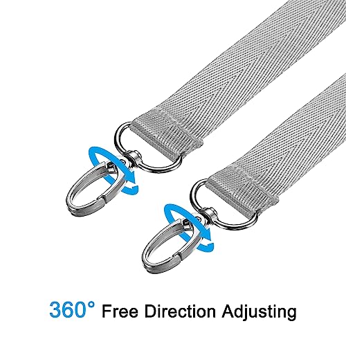 Image of PATIKIL Shoulder Strap, Nylon Adjustable Replacement Strap with Metal Swivel Hooks for Bag