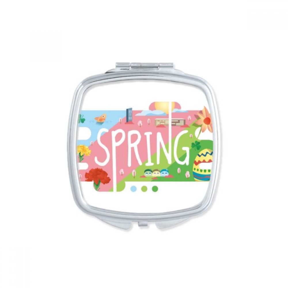 Miroir compact Coeur pour vos retouches maquillage rapides et impeccables en déplacement