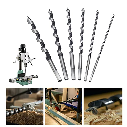 HPMAISON Auger Bit, 6 PCS Auger Bit Set Hex Drill Bits 230mm, Set of Drill Bits in Spiral Stainless Steel with 6mm 8mm 10mm 12mm 14mm 16mm Drill Bit 5 HPMAISON Auger Bit, 6 PCS Auger Bit Set Hex Drill Bits 230mm, Set of Drill Bits in Spiral Stainless Steel with 6mm 8mm 10mm 12mm 14mm 16mm Drill Bit - Image 5