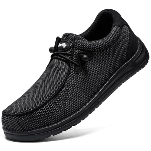 Tinefiy Steel Toe Shoes for Women Lightweight Safety Shoes Comfortable Slip Resistant Indestructible Shoe Womens Puncture Proof Work Shoe Size 10.5