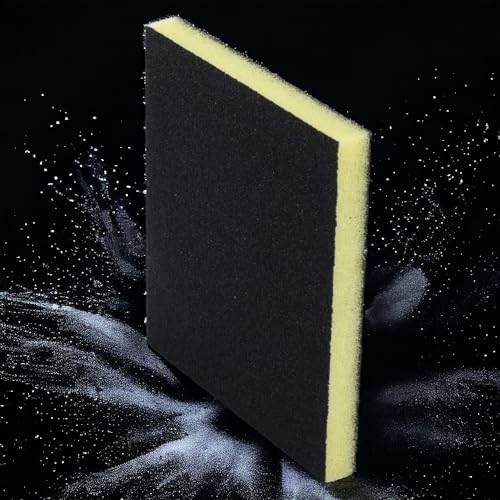Yassı Sünger Zımpara Takoz Blok 9.5 x 12.5 cm, Ahşap El Zımparası, 120 kum, 1 Adet