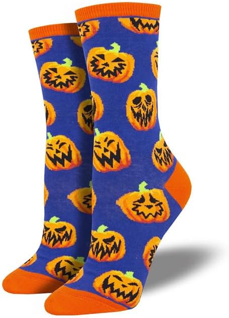 KAKAVENTE Halloween Socks Women Pumpkin Skeleton Ghost Socks Crazy Funny Novelty Cute Halloween Gifts for Women Girls