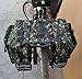 IDOEASE Camo Pannier Bag, Water Resistant Bike Trunk Bag Bicycle Panniers Rear Rack Bag With Reflective Stripe and Multi Pockets Saddle Bags for Bicycle