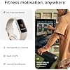 Fitbit Charge 6 Fitness & Activity Tracker with Heart Rate Monitoring, Google Maps & Wallet, Advanced Health Insights, Sleep & Activity Tracking, S & L Bands Included (Porcelain/Silver Aluminium)