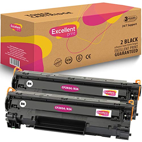 Excellent Print CF283A 83A Compatible Cartucho de Toner para HP Laserjet Pro MFP M225DW M127FW M125A Cover