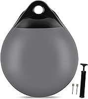 Vista 47 de Bolas de Boya de Barco de 10/12/15 Pulgadas, Boya de Ancla Flotante Redonda, Guardabarros de Barco Inflables de Vinilo, Boyas de Anclaje de Barco