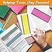 Dplolng 16 Pcs Guided Reading Strips,Colored Dyslexia Reading Tools Highlight Bookmarks Line Reader for Students and Teacher Must Have,2 Styles