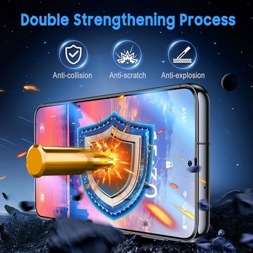 Image of Uyiton for Samsung Galaxy S23+ Plus Screen Protector - 2 Pack | Ultra HD Clarity, Fingerprint Unlock, 9H+ Hardness, Scratch-Resistant, Anti-Fingerprint, Bubble-Free, Easy Install
