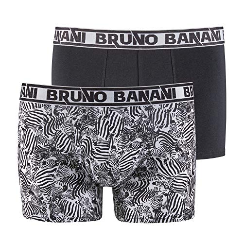 Bruno Banani Monomatic Caleçon Boxeur, Noir/Blanc imprimé zèbre/Noir, M Homme Cover