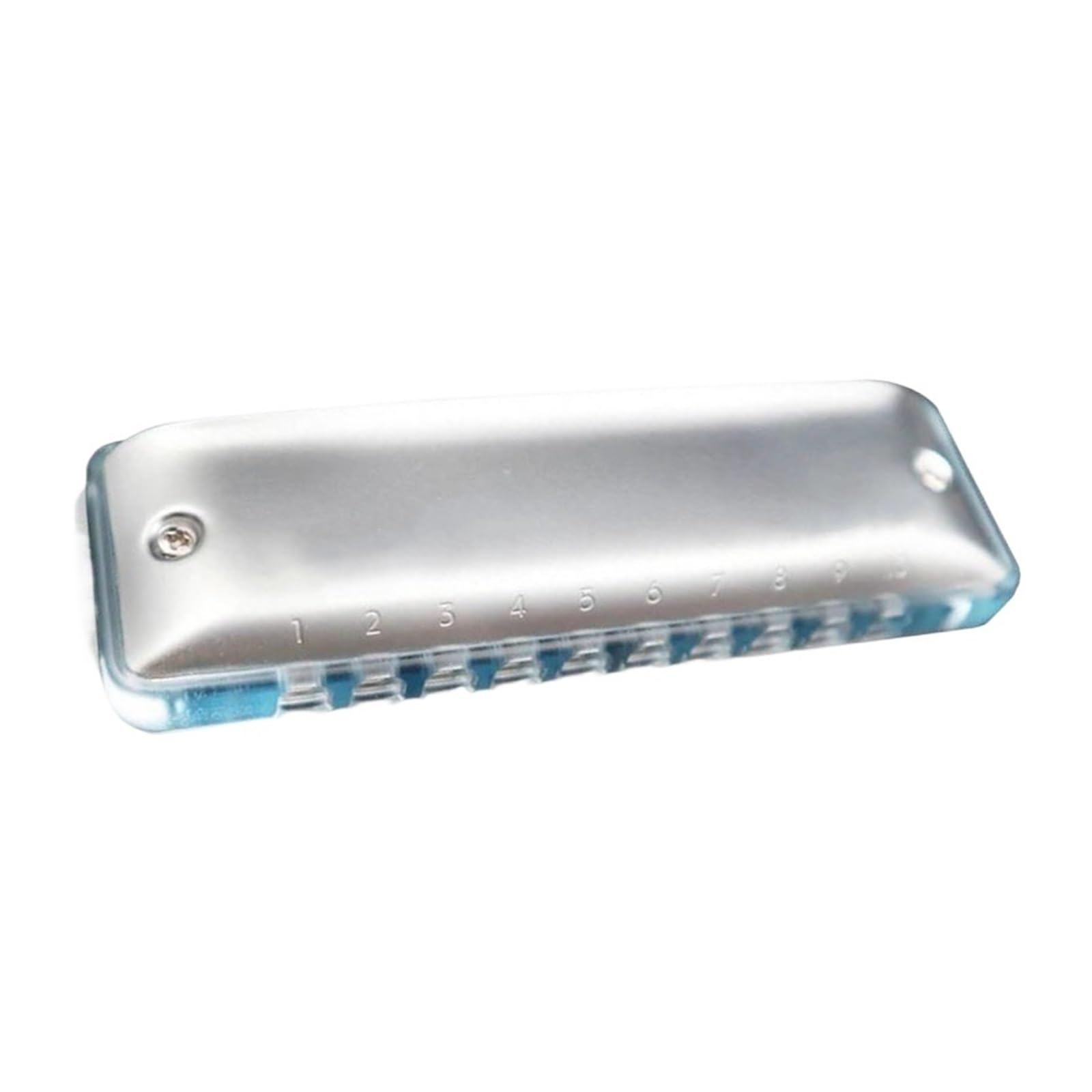 Armonica Strumento Musicale Professionale Per Armonica Diatonica A Dieci Fori A Forma Di Pettine In Acrilico Azzurro Chiaro Con Accordatura A Bassa Frequenza