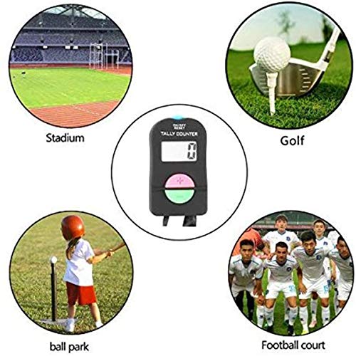 Contador eletrônico do dedo, contagem rearmável do contador da indicação digital do LCD do dígito