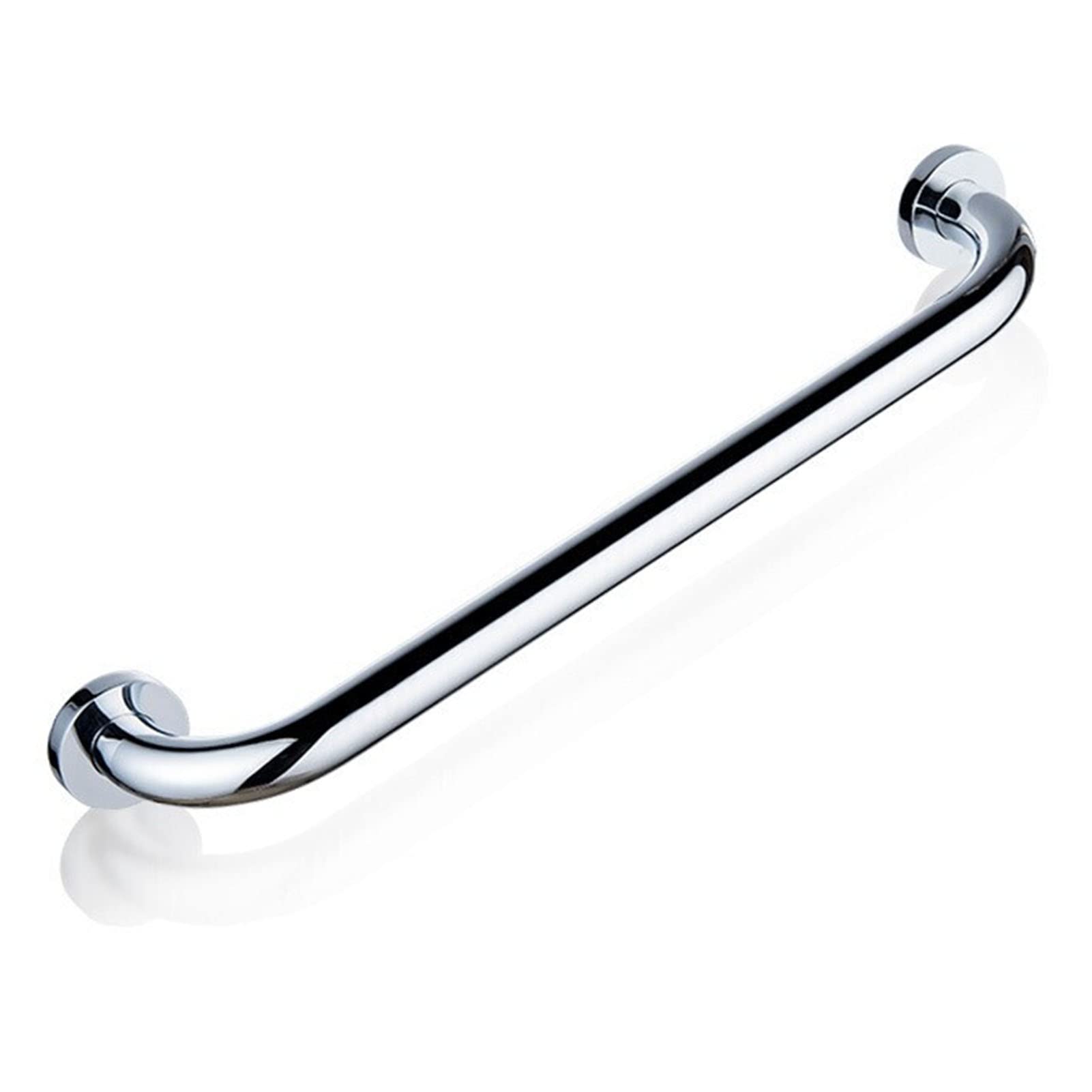 Reposabrazos, Hogar Ancianos Discapacitados Barras de Agarre Pasamanosdeslizante de Acero Inoxidable Baño Baño Inodoro Bañera Barandillas, Plata/45 cm