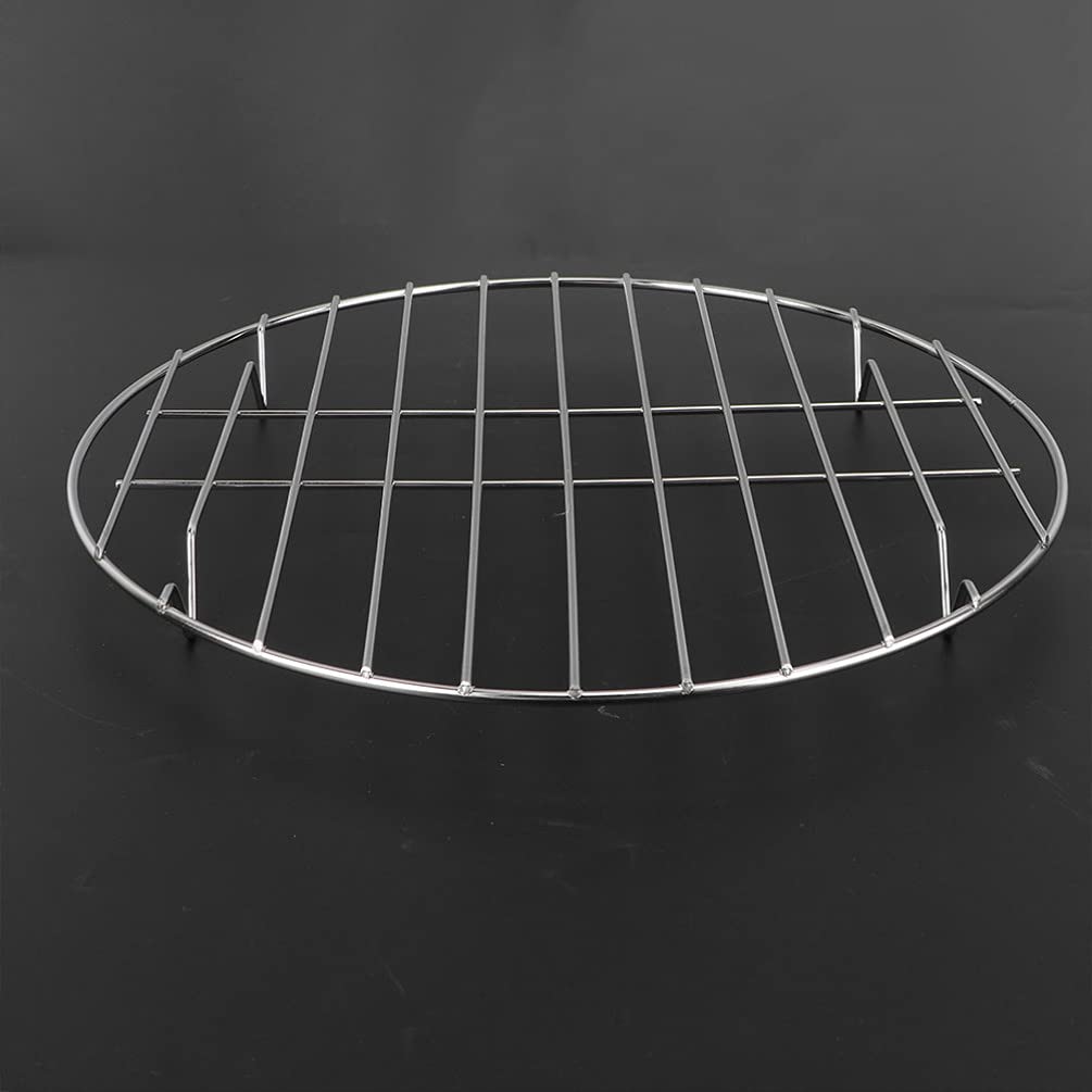 Grill Hibachi 22 cm Okrągły stojak do gotowania 2 szt. Stal nierdzewna Pieczenie Chłodzenie Gotowanie na parze Stojak do grillowania Druciane stojaki do pieczenia Stojaki do suszenia Piekarnia Uchwy