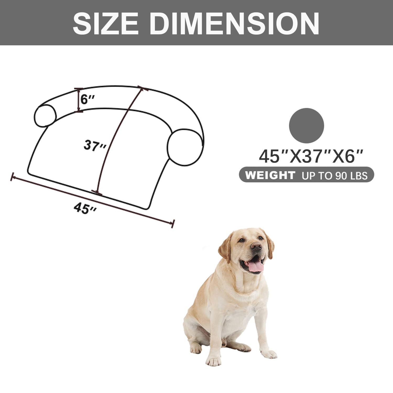 Tapetes de cama calmantes para perros y gatos, funda de sofá lavable y extraíble, tapete de pelo largo de felpa para mascotas, forro impermeable, perfecto para perros y gatos pequeños, medianos y