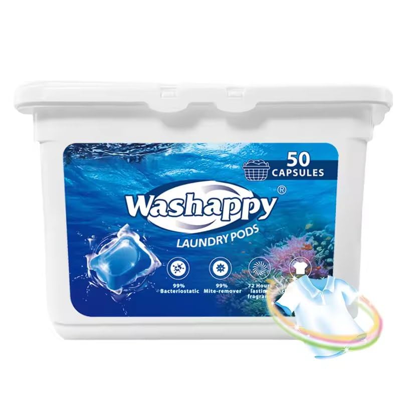 Wash Liquid Laundry Detergent Pods for Washing Machine With 4 in 1 benefits Tackle Odors Fights Daily Stains Soften & Brighten the Cloth (Cleaning Pods-10) (B0DCZKJRYM) Amazon Price History, Amazon Price Tracker