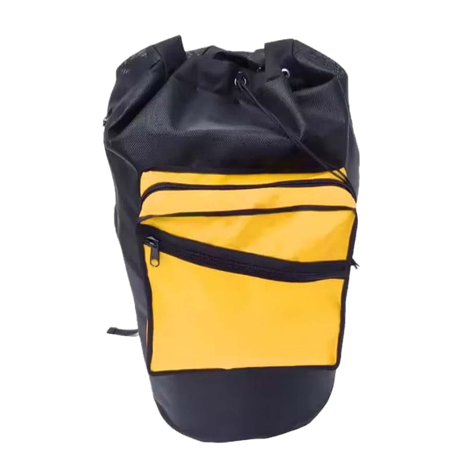 Scuba Diving Backpack with Dry Pouch Mesh Sack Mesh Bag Scuba Dive Gear Bag Yellow-Sporting Goods-Water Sports-Scuba & Snorkeling-Gear Bags-1 Scuba Diving Backpack