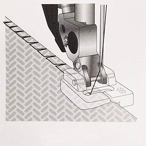 HONEYSEW Knit Edge Foot para Pfaff miniatura 4
