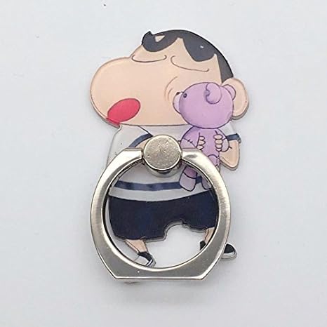 Amazon Co Jp クレヨンしんちゃん スマホリング バンカーリング 360度回転 くまちゃん 家電 カメラ