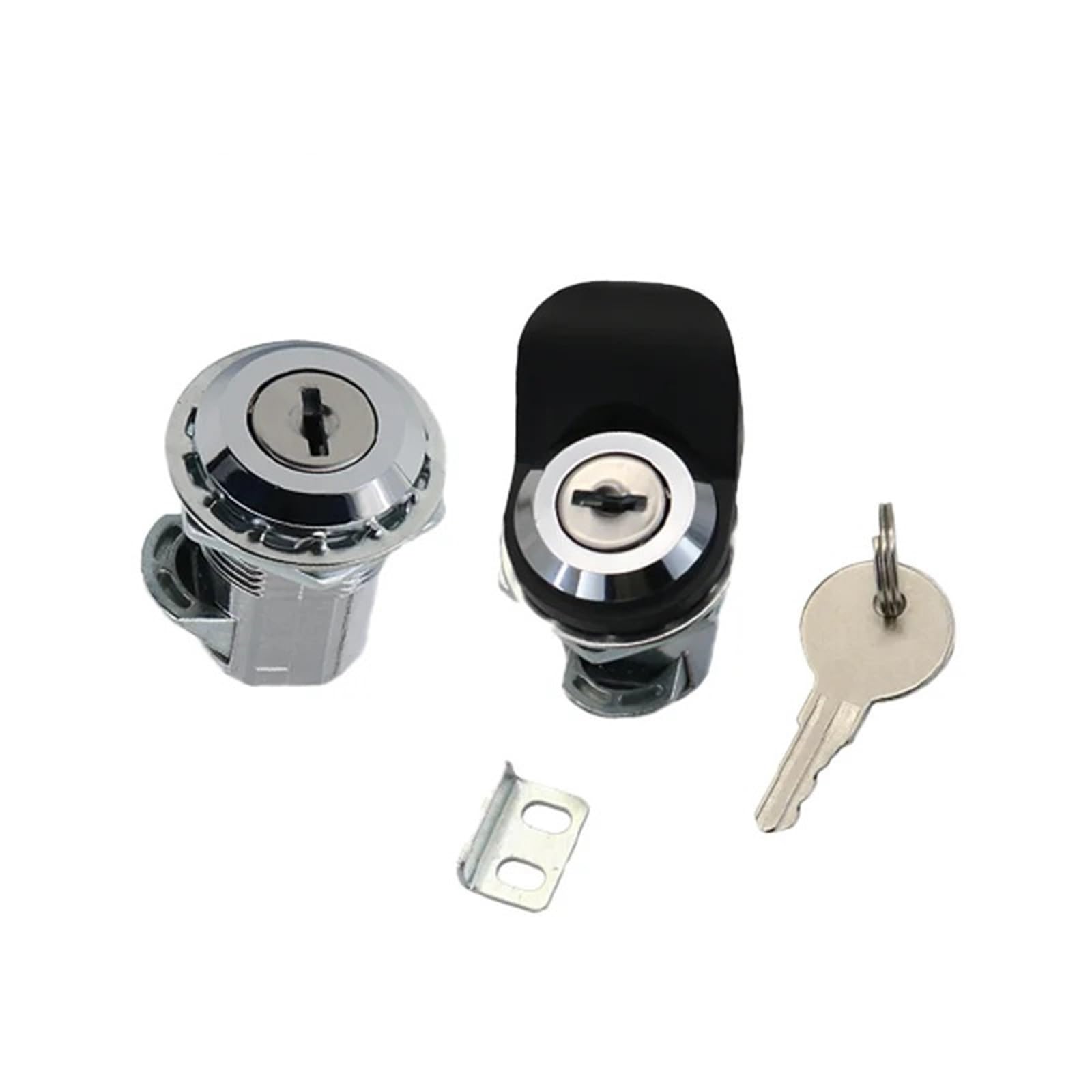 Sxolcoufoh Plastics With Lock Cylindrical Button Lock Electrical Cabinets 1Pcs(Plastics With Lock)