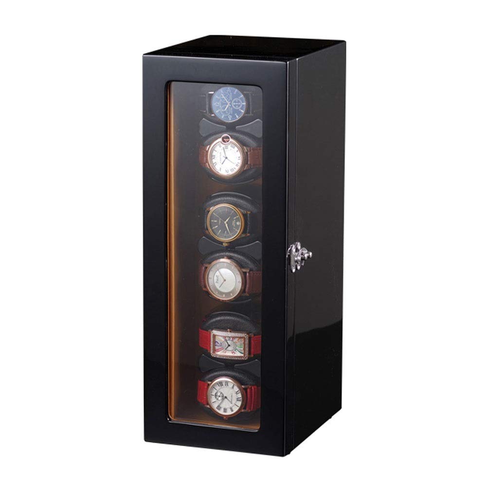 CGCSYZ Watch Winder 6 + 0 Vertical Shaker Motor Watch Winding Box Rotating Watch Box Rotating Watch