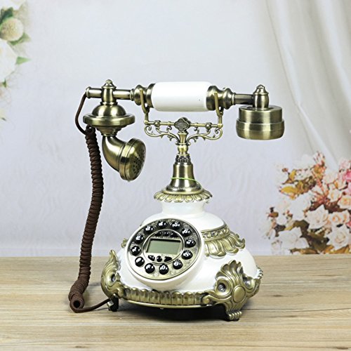Téléphone fixe antiquité haut de gamme style rétro européen pour salon chic