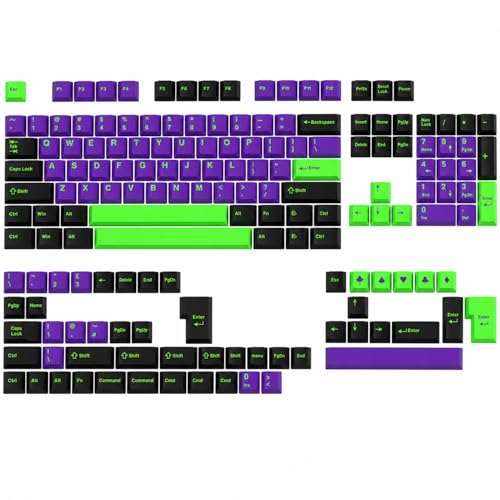 Image of Fogruaden PBT Keycaps Set, Cherry Profile Custom Keycap for Mechanical Keyboard Keycaps(Cherry chuhaoji)