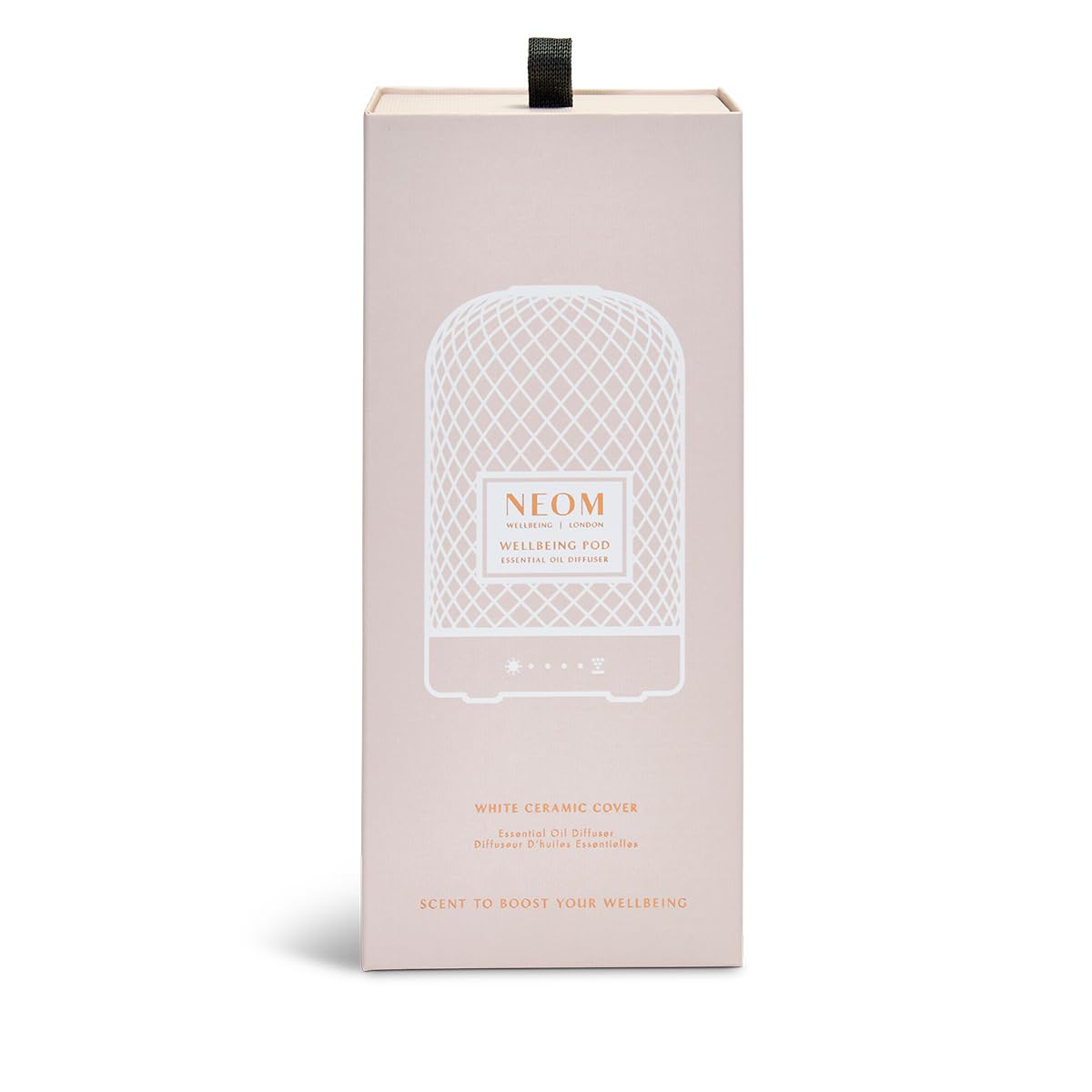 NEOM – Wellbeing Pod | Diffuseur d'huiles essentielles à ultrasons de qualité supérieure | Couvercle en céramique, lumière LED et minuterie | Diffuseur d'aromathérapie | Parfum d'intérieur
