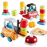 cars autos gabelstapler Material: Bei der Entwicklung dieses Spielzeugs wurde hochwertiges ABS-Material verwendet, um Kindern ein angenehmes Spielerlebnis zu bieten und gleichzeitig seine Haltbarkeit und Robustheit zu verbessern. Kleine Kinder können dank der glatten Kante bequemer spielen.