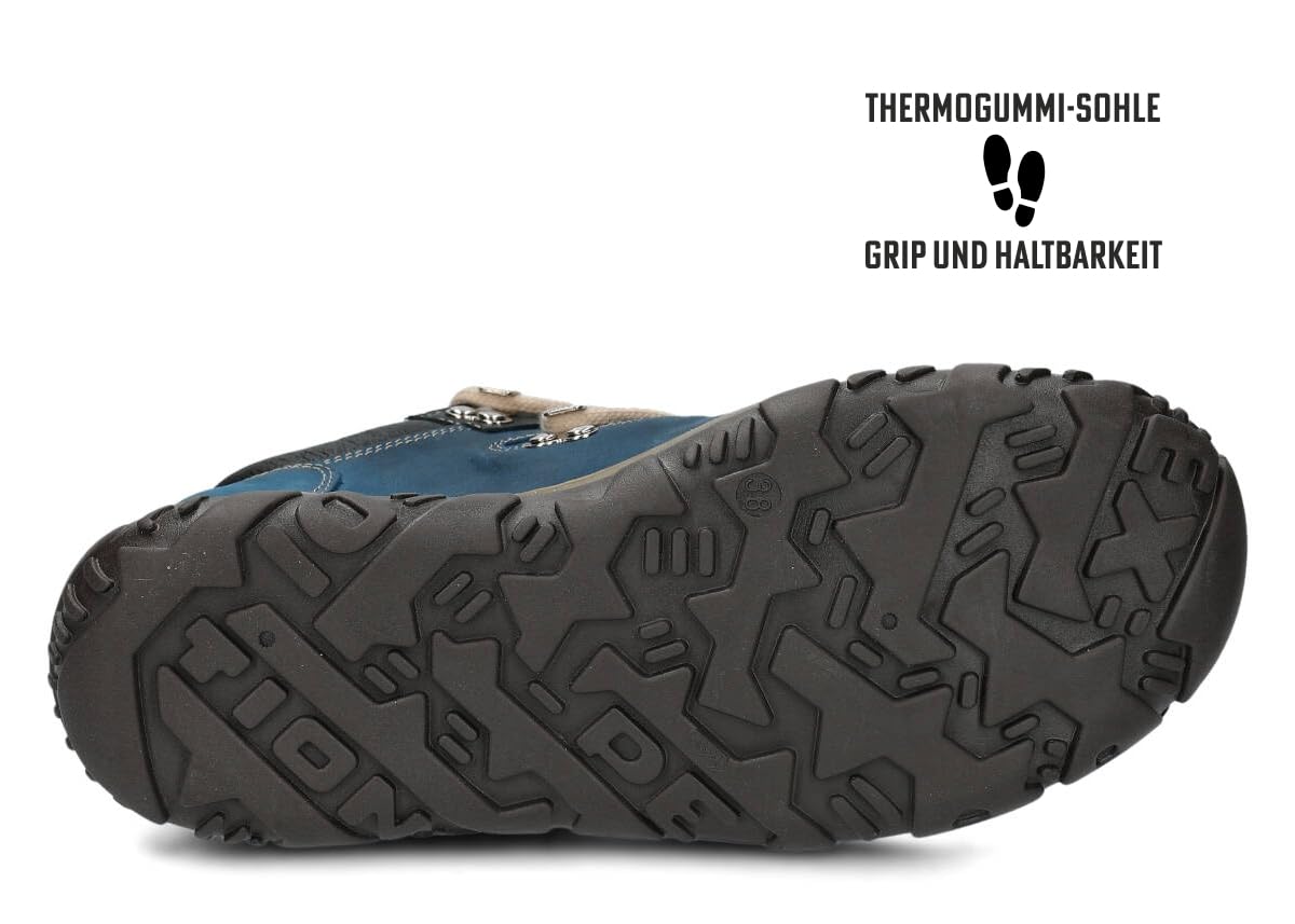 nagaba - Wanderschuhe Damen - Lederschuhe Trekkingschuhe Damen - Outdoor Halbschuhe Frauen Echtleder, Schnürschuhe - Damenschuhe, Halbschuhe, Freizeitschuhe