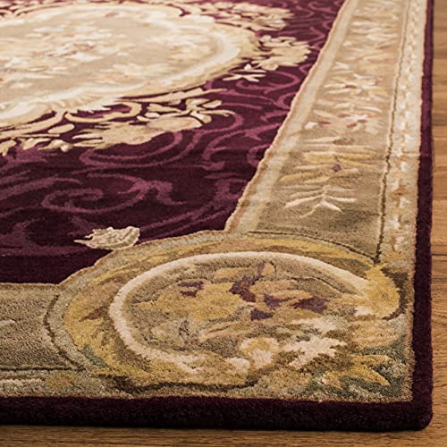 Tapete Safavieh Empire Collection 2'x3' Rojo Oscuro/Beige miniatura 3
