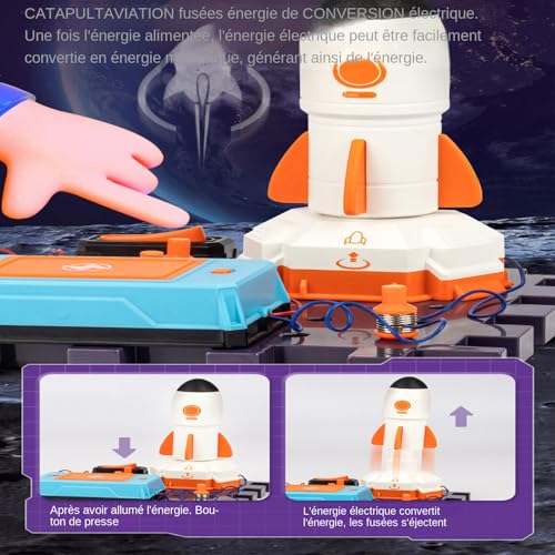 Kit scientifique circuits électriques, le cadeau éducatif idéal pour fille et garçon - 4