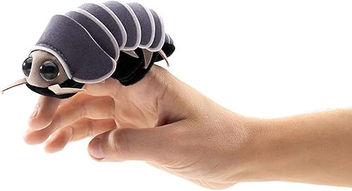 Miniatura 4 de Folkmanis Marioneta de dedo Mini Roly Poly, gris