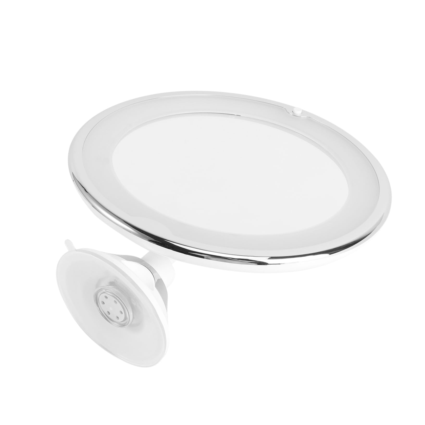 CALLARON Specchio Cosmetico Illuminato LED Rotondo con Ingrandimento e Ventosa Specchio da Trucco Portatile per Applicazione Precisa e Ritocchi