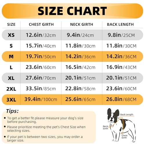 Lelepet Medium Dog Coat With Harness - Warm Waterproof Fleece Jacket, Winter Reflective Vest Snow Suit for Schnauzer Pug - Red M - Image 3