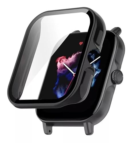 Capa Protetora Case Película de Vidro Marca 123Smart Compativel com GTS 4 Mini NEW A2035 (Preto)