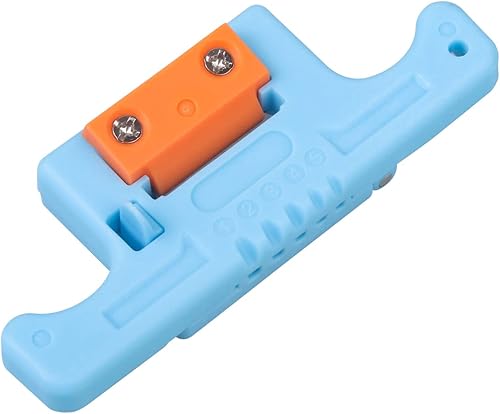 FTTH Pelacables de fibra óptica, herramienta de acceso de 0.075-0.118 in de tubo de almacenador intermediario, pelacables sueltos, color azul