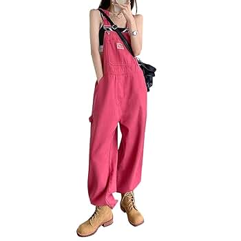 Amazon | [MTKCNTL] オーバーオール レディース ワイドパンツ