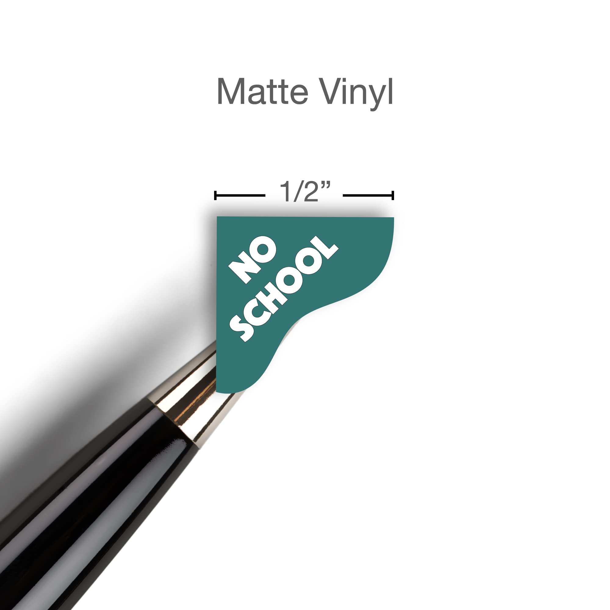 No School Corner Planner Stickers / 96 Vinyl Stickers (1/2”) / School Schedule Student Teacher Educational/Essential Productivity Life/Bullet Bujo Journal/Todo Appointments (No School, One Sheet)