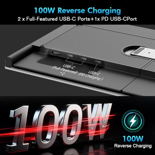 Image of Blackview Laptop Screen Extender 15.6 inch FHD, 1.7lbs Ultra-Light & 0.17 inch Ultra-Slim,100% sRGB, USB-C /HDMI, Built-in Speaker, TUV Low Blue Light, Plug & Play for Windows /Mac /Android /Switch-SCM8