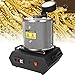 CHUNTIANMEI Forno di Fusione Oro,Kit di Forni di Fusione a 1150°C,Forno Elettrico di Fusione Oro con Protezione a Rete,per La Fusione di Raffinazione di Metalli Preziosi Alluminio Argento,Black-3kg