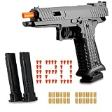 Toy Gun, Children's Soft Toy Guns, 24shells120 Soft Bullets, Empty Shell Toy Guns, Christmas and Birthday Gifts (2011 Black)